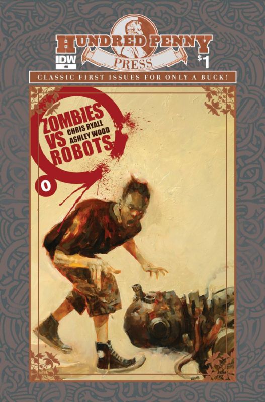 ZOMBIES VS ROBOTS #0 100 PENNY PRESS ED