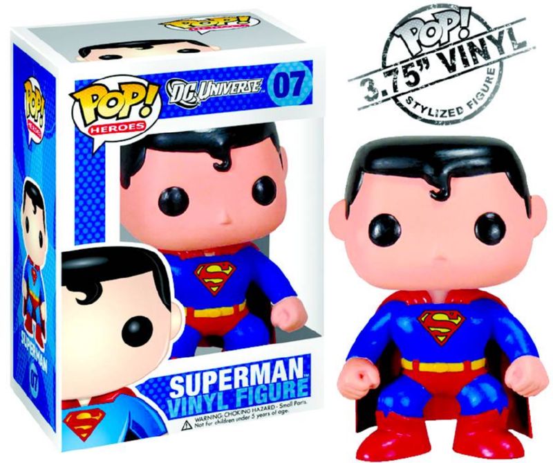 POP HEROES SUPERMAN VINYL FIGURE