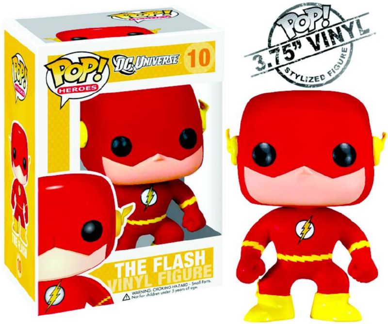 POP HEROES FLASH VINYL FIGURE