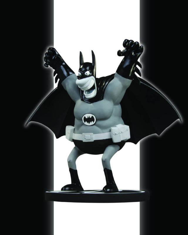 BATMAN BLACK & WHITE STATUE BY SERGIO ARAGONES (RES)