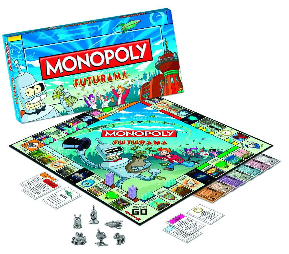 FUTURAMA COLLECTORS ED MONOPOLY