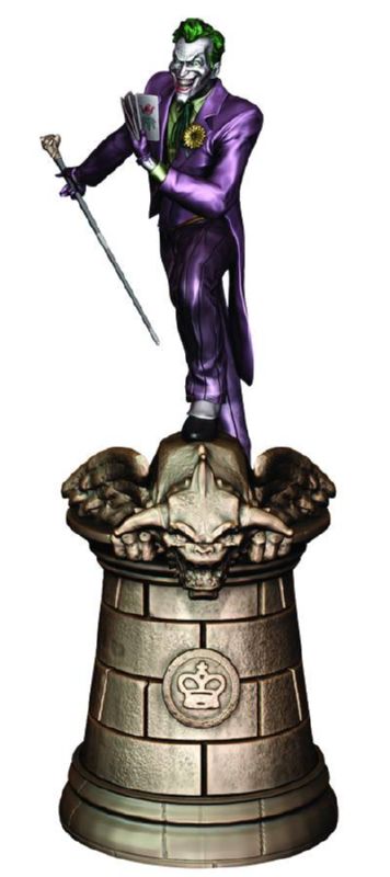 DC SUPERHERO CHESS FIG COLL MAG #3 JOKER BLACK KING