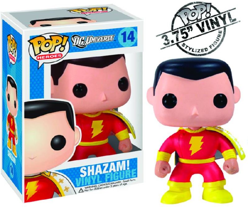 POP HEROES SHAZAM VINYL FIGURE