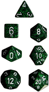 CHESSEX Recon Speckled Polyhedral 7-Die set