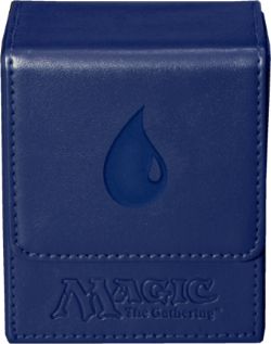 MAGIC THE GATHERING BLUE MANA FLIP DECK BOX