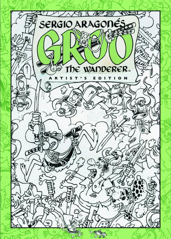 ARAGONES GROO THE WANDERER ARTIST ED HARDCOVER