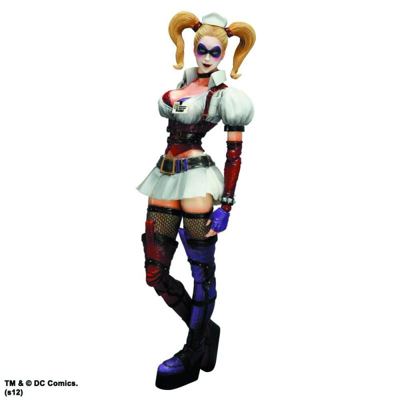BATMAN ARKHAM ASYLUM PLAY ARTS KAI HARLEY QUINN AF