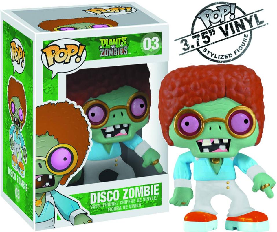 POP PLANTS VS ZOMBIES DISCO ZOMBIE FIGURE