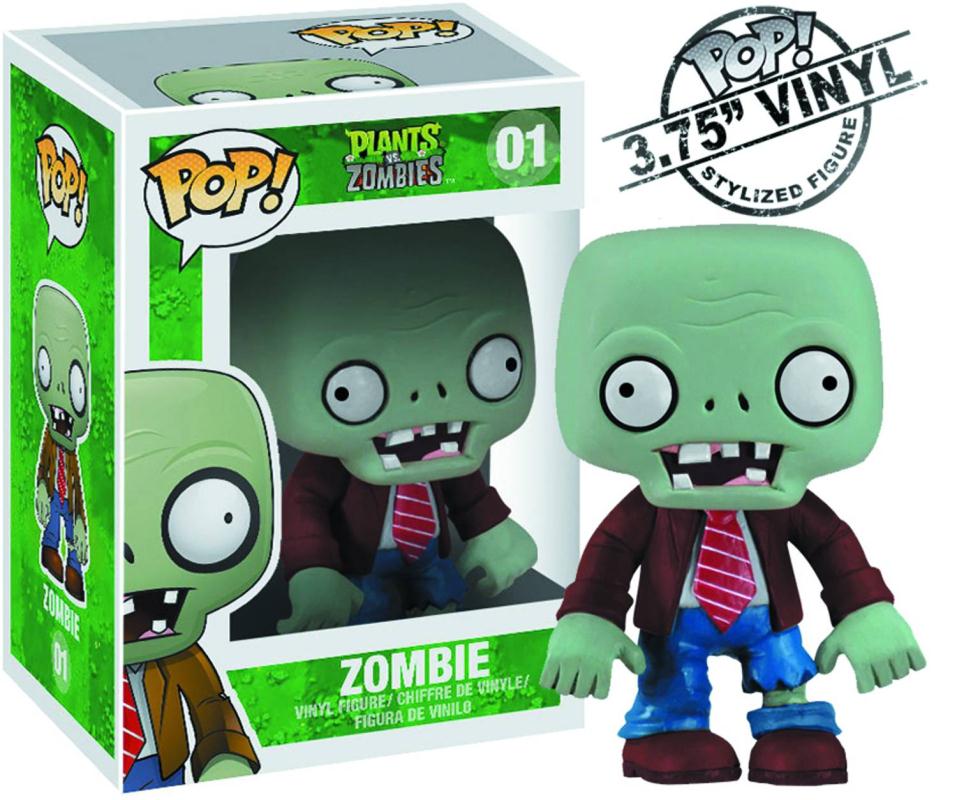 POP PLANTS VS ZOMBIES REGULAR ZOMBIE FIGURE