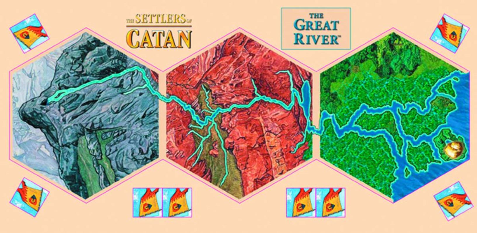 SETTLERS OF CATAN THE GREAT RIVER EXP PACK