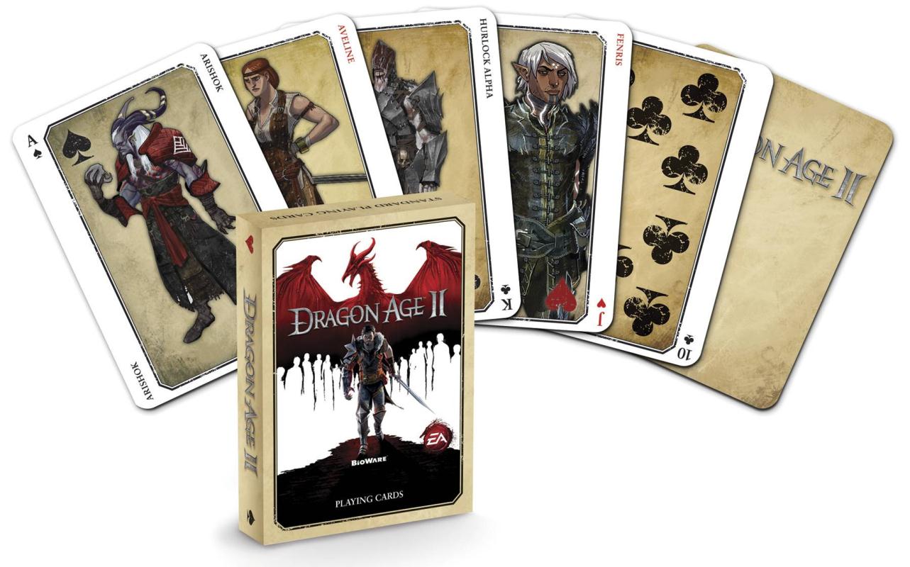 DRAGON AGE II PLAYING CARDS (RES)