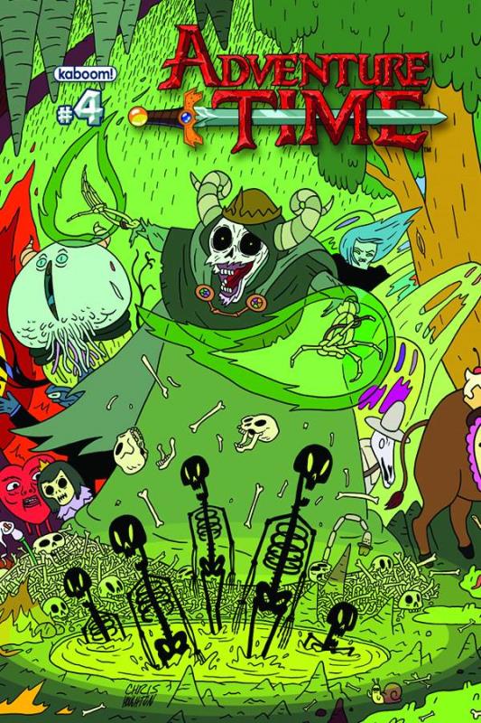 ADVENTURE TIME #4 NEW PTG CONNECTING CVRS