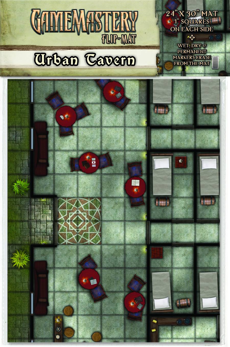 GAMEMASTERY FLIP MAT URBAN TAVERN