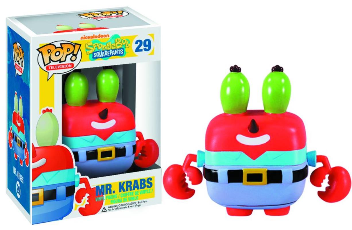 POP TV SPONGEBOB MISTER CRAB CRAB VINYL FIGURE