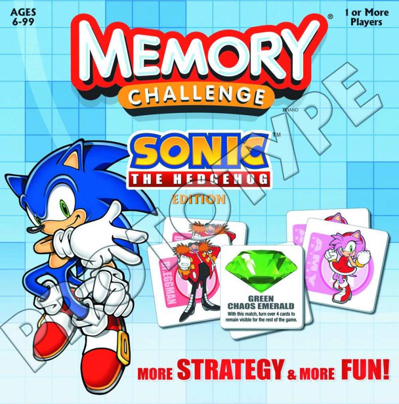 SONIC THE HEDGEHOG MEMORY GAME