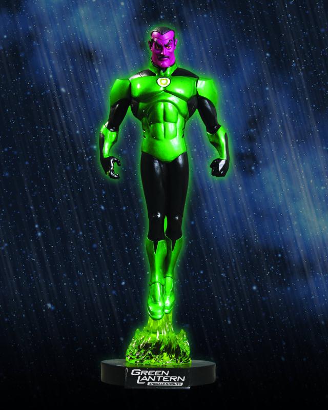 GREEN LANTERN EMERALD KNIGHTS DVD SINESTRO MAQUETTE