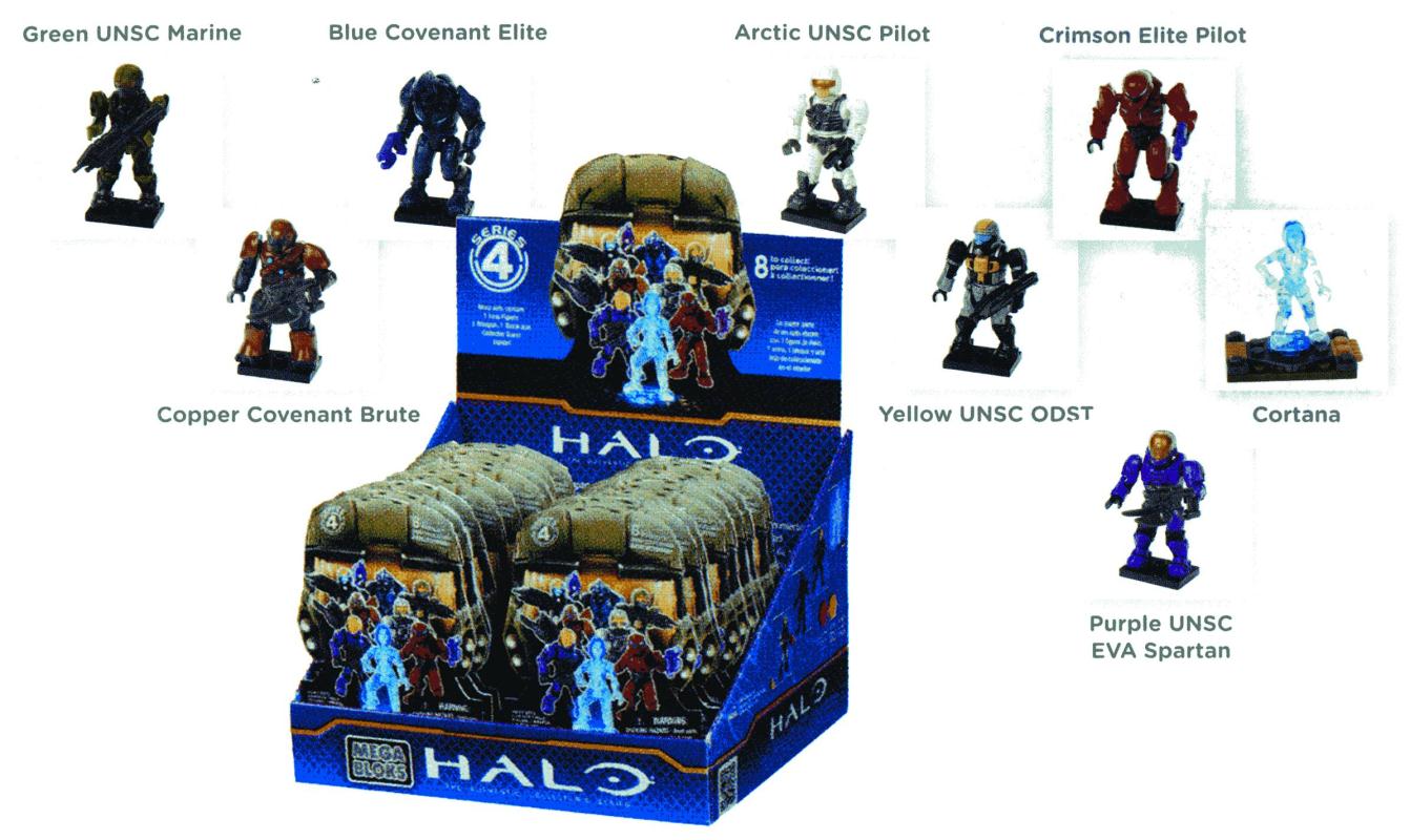 MEGA BLOKS HALO MINIFIG SER 4 BMB