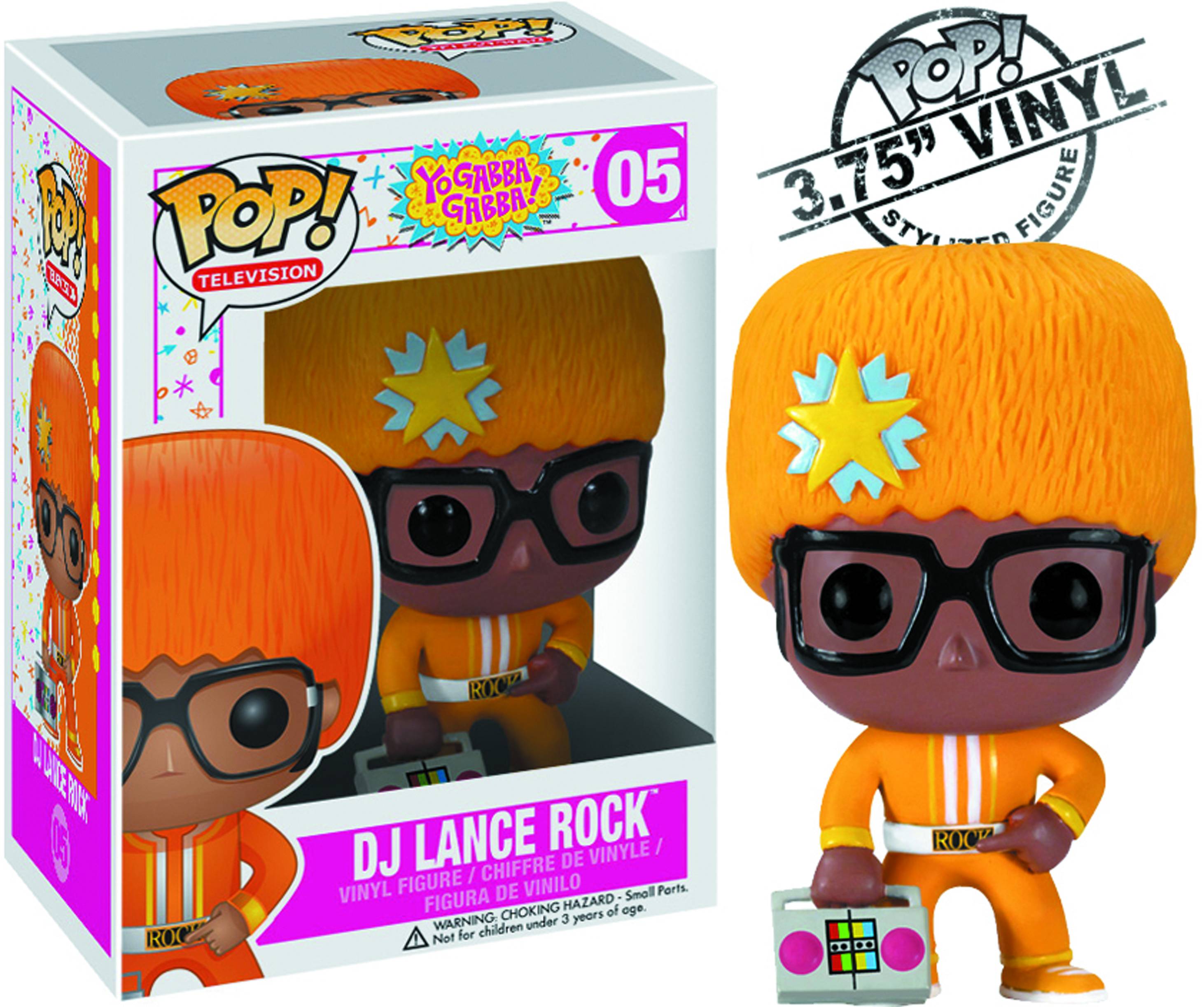 POP YO GABBA GABBA DJ LANCE ROCK VINYL FIGURE