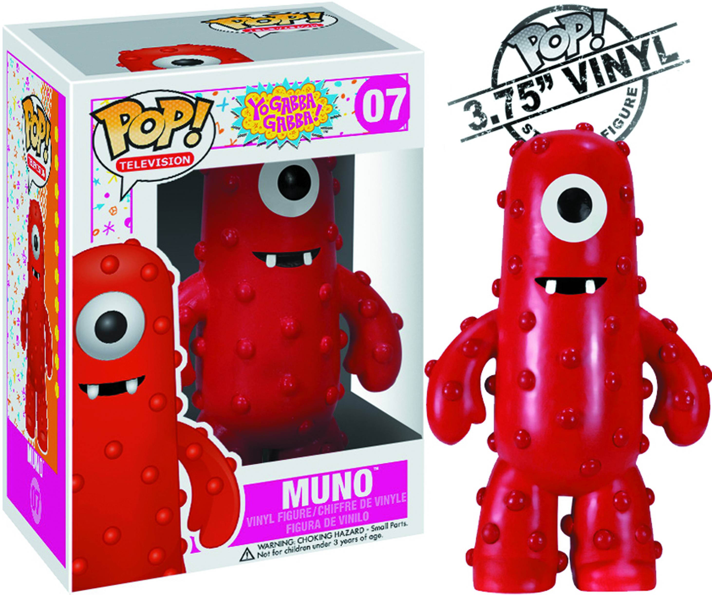 POP YO GABBA GABBA MUNO VINYL FIGURE