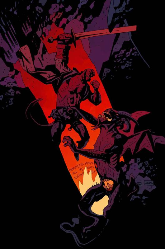 HELLBOY IN HELL #1 1:5 MIGNOLA VARIANT CVR