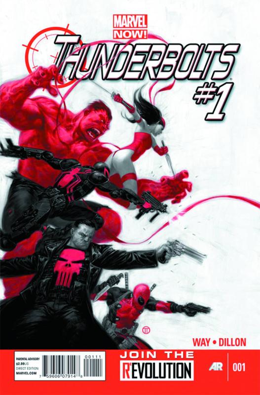 THUNDERBOLTS #1 BLANK VARIANT NOW
