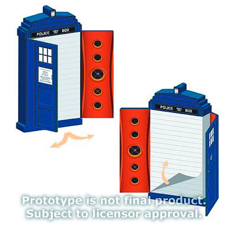 DOCTOR WHO TARDIS SHAPED JOURNAL