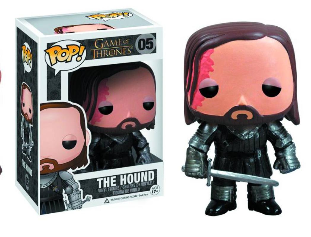POP GAME OF THRONES THE HOUND VINYL FIGURE  POP GAME OF THRONES THE HOUND VINYL FIGURE
