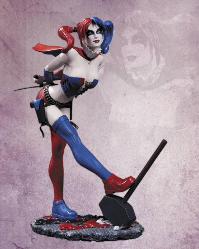 DC COMICS COVER GIRLS HARLEY QUINN STATUE