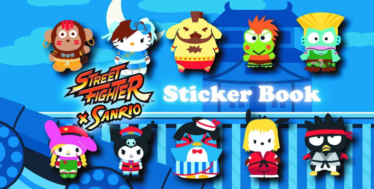 STREET FIGHTER X SANRIO STICKER BOOK