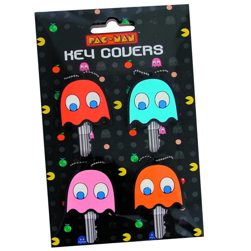 PAC-MAN GHOST KEY COVERS 4PK