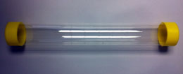 Clear w/ Yellow Playmat Storage Tubes