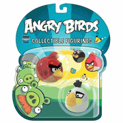 ANGRY BIRDS COLLECTIBLE FIGURINES RED AND WHITE