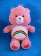 Care Bears 5" Plush Cheer Bear Clip On Doll Carry Along Bear