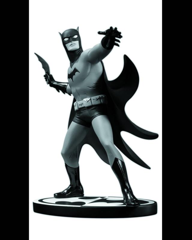 BATMAN BLACK & WHITE STATUE BY MIKE ALLRED