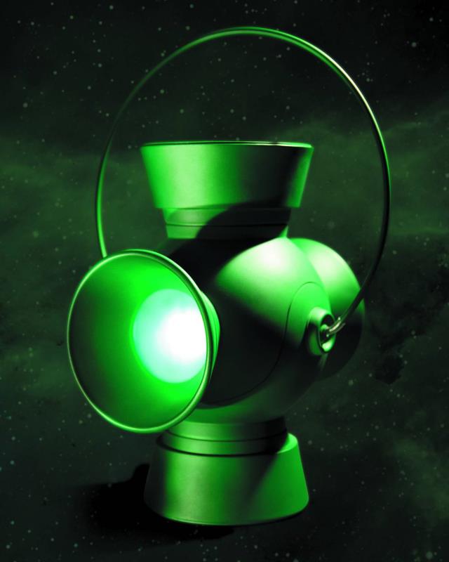 GREEN LANTERN 1:1 SCALE POWER BATTERY PROP W RING