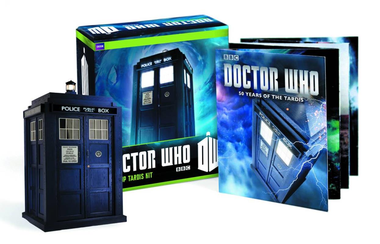 DOCTOR WHO LIGHT UP TARDIS & BOOK KIT