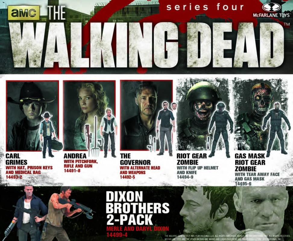 WALKING DEAD TV SERIES 4 ANDREA ACTION FIGURE