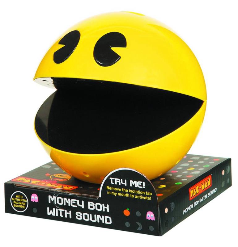 PAC-MAN MONEYBOX WITH SOUND