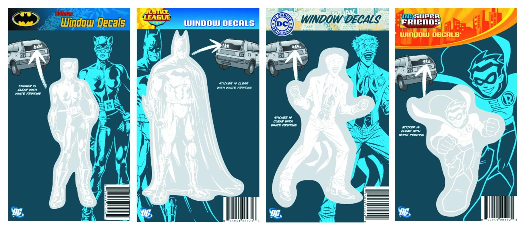 DC HEROES BAT PACK BATMAN VINYL STICKER: Action Batman
