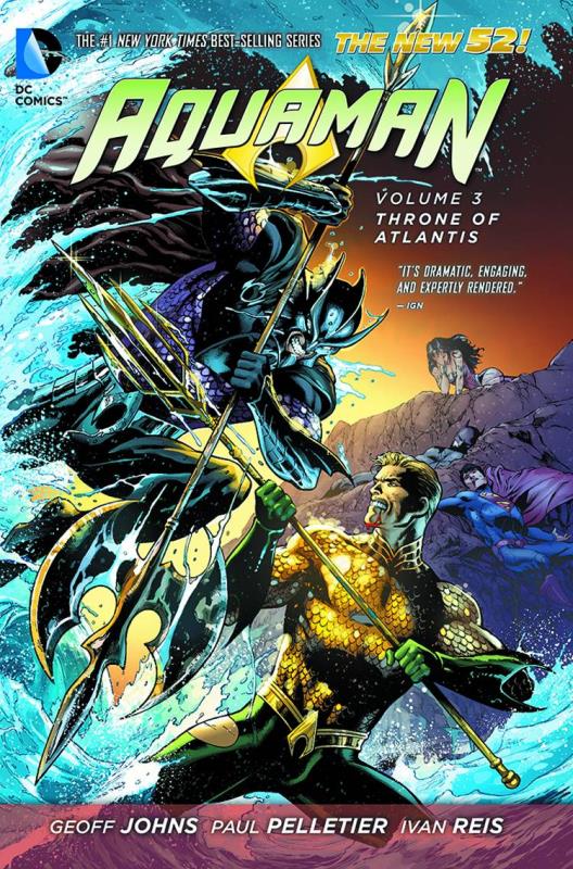 AQUAMAN HARDCOVER 03 THRONE OF ATLANTIS (N52)