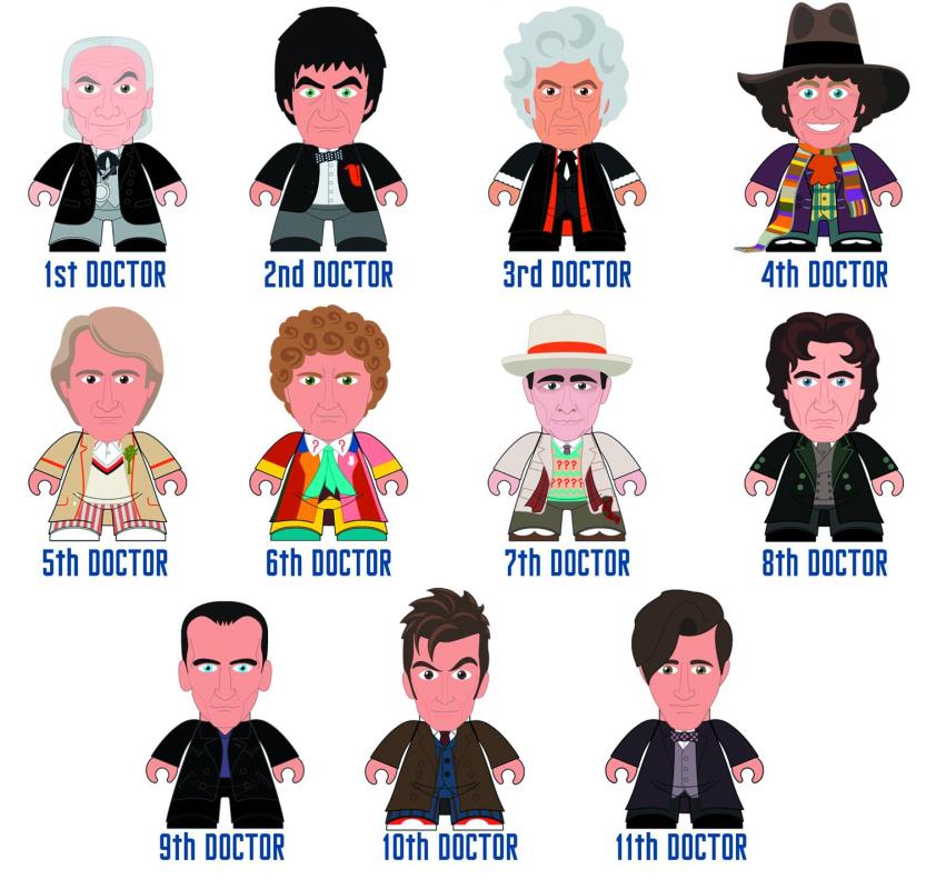 DOCTOR WHO TITANS MINI FIGURES BMB SER 03