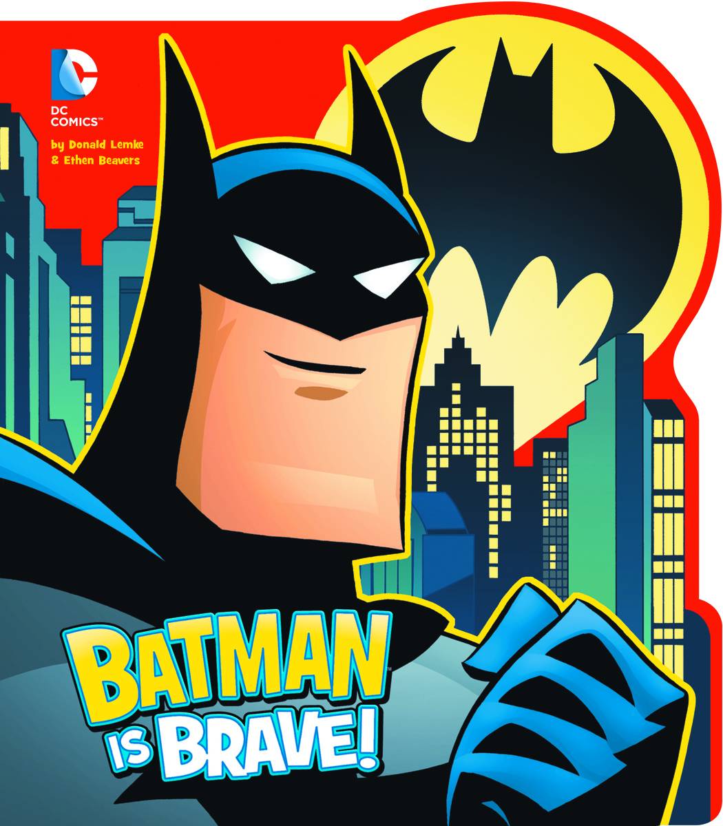 DC YR BOARD BOOK BATMAN IS BRAVE