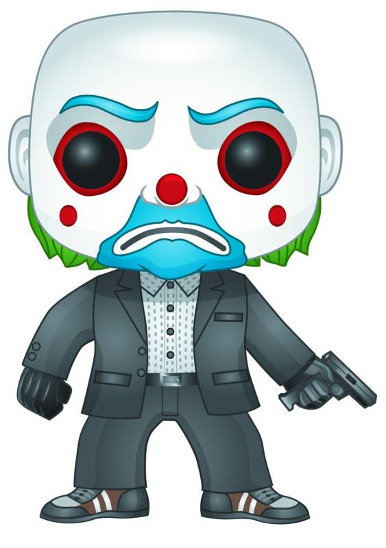 POP DARK KNIGHT BANK ROBBER JOKER VINYL FIGURE