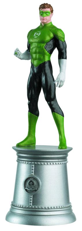 DC SUPERHERO CHESS FIG COLL MAG #35 GREEN LANTERN WHITE BISHOP