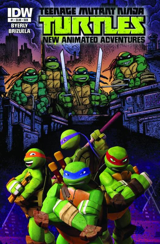 TMNT NEW ANIMATED ADVENTURES #1 LTD SUBSCRIPTION VARIANT