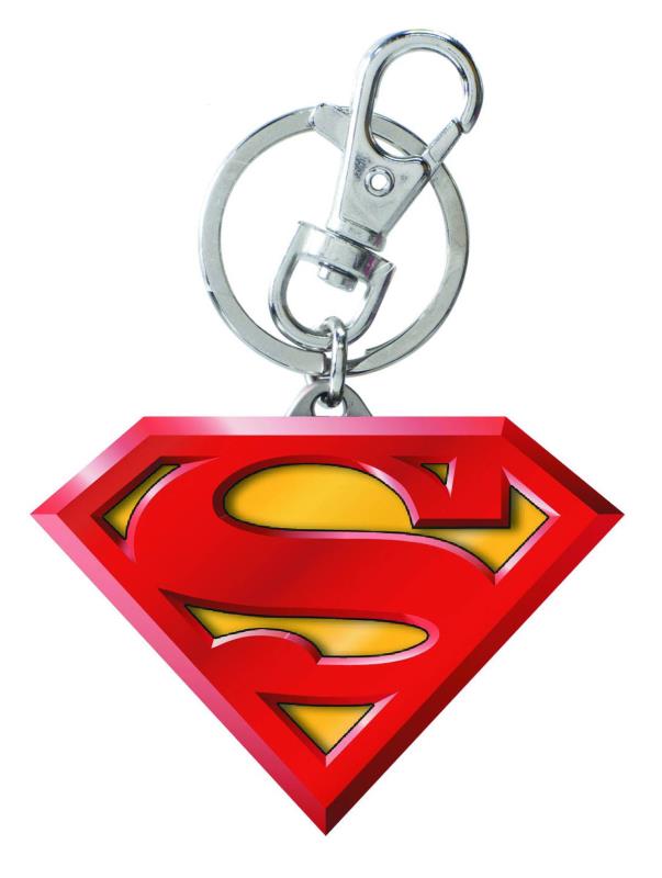 SUPERMAN LOGO LASER CUT KEYRING