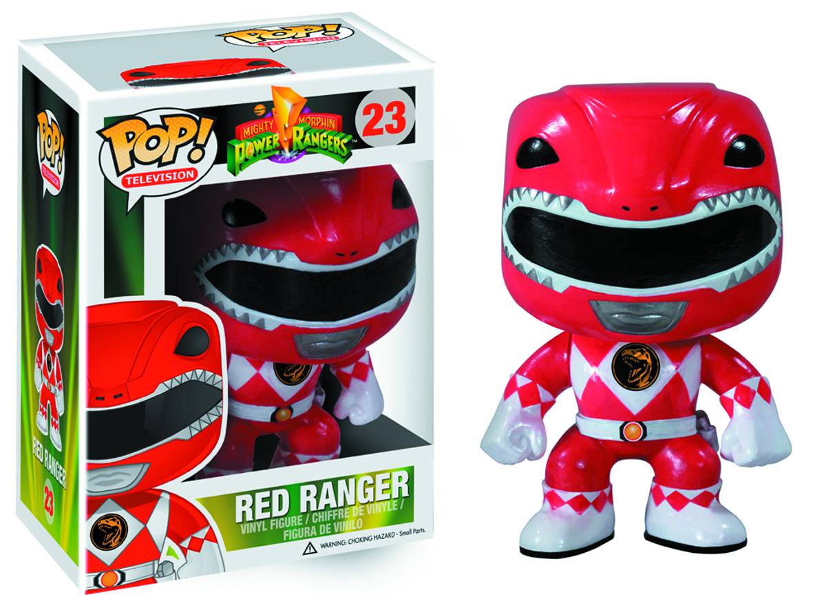 POP POWER RANGERS RED RANGER VINYL FIGURE