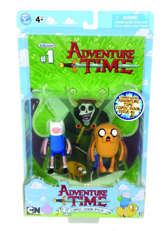 ADVENTURE TIME 3IN FINN & JAKE ACTION FIGURECOMIC PACK