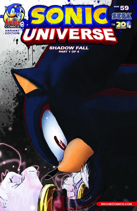 SONIC UNIVERSE #59 SHADOW VARIANT CVR