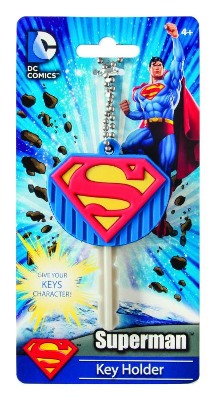SUPERMAN SYMBOL KEYHOLDER KEYRING